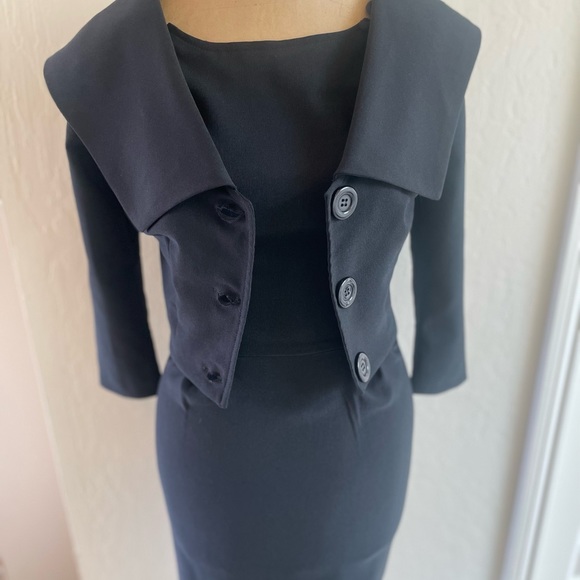 Gorgeous Bettie Page Tatyana Black Dress, Size XXS, Never Worn - Picture 8 of 9